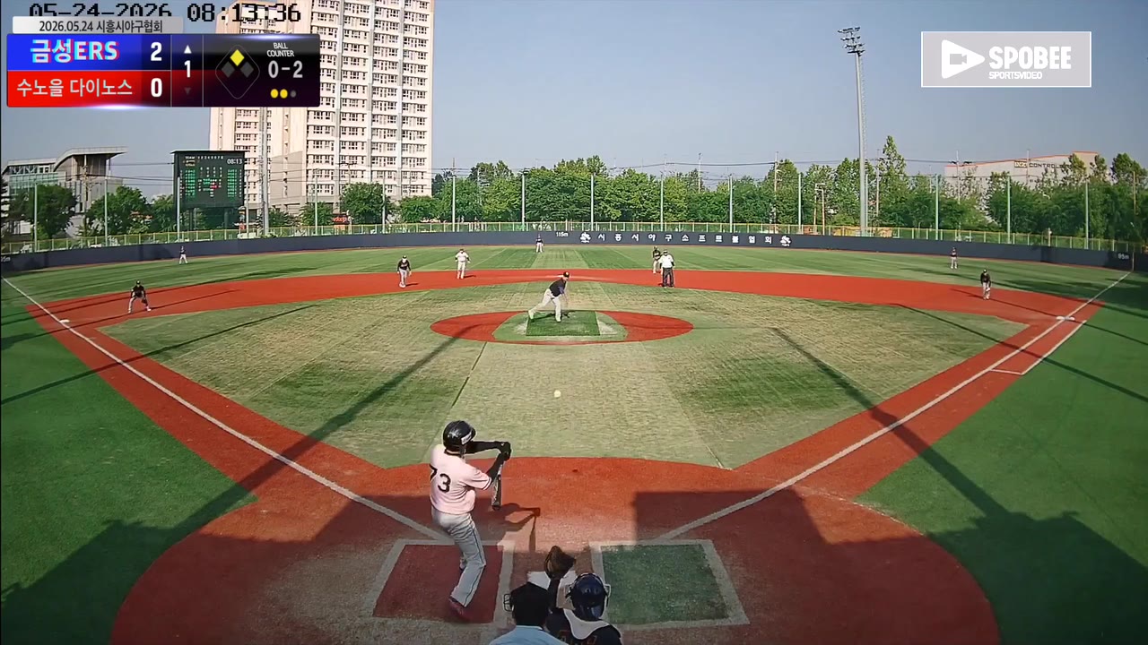이정복(73번, 금성ERS) 실책 클립 | vs 수노을 다이노스 | 5/24 (소망야구장)