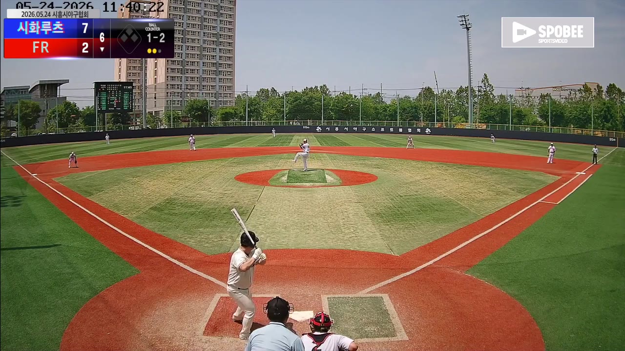 오대민(33번, FR) 1루타 클립 | vs 시화루츠 | 5/24 (소망야구장)