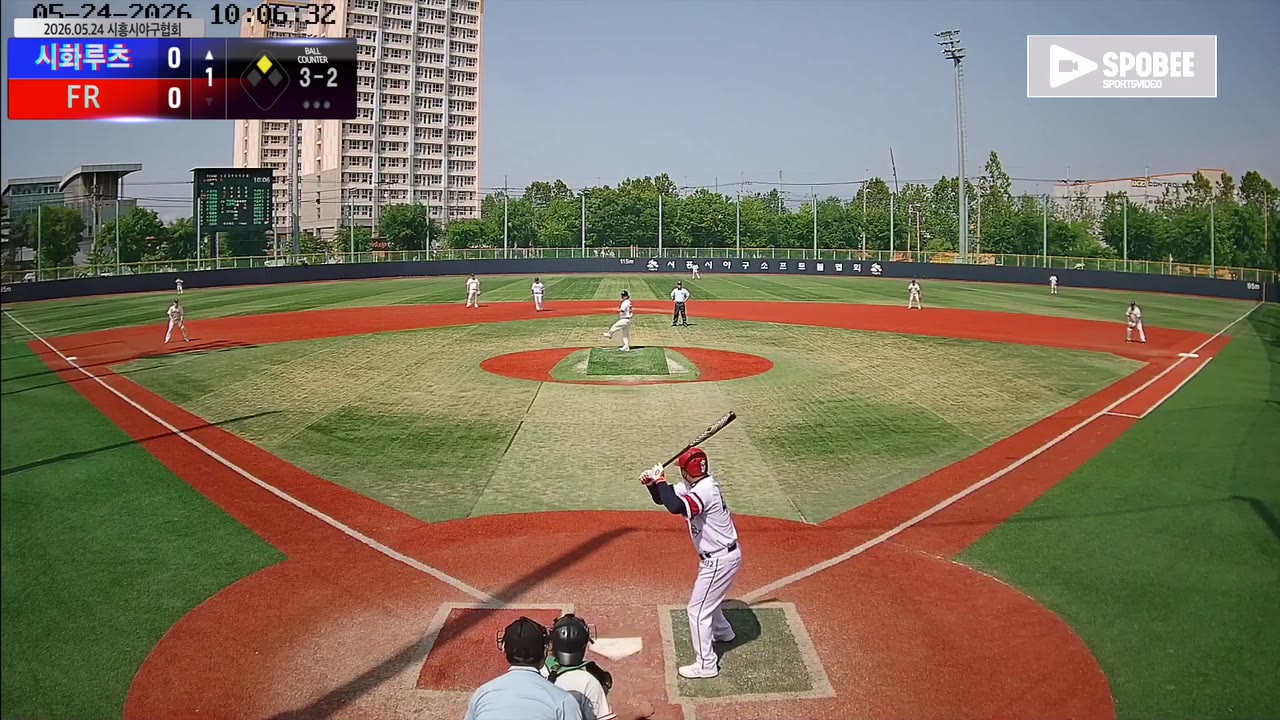 안정환(52번, 시화루츠) 볼넷 클립 | vs FR | 5/24 (소망야구장)