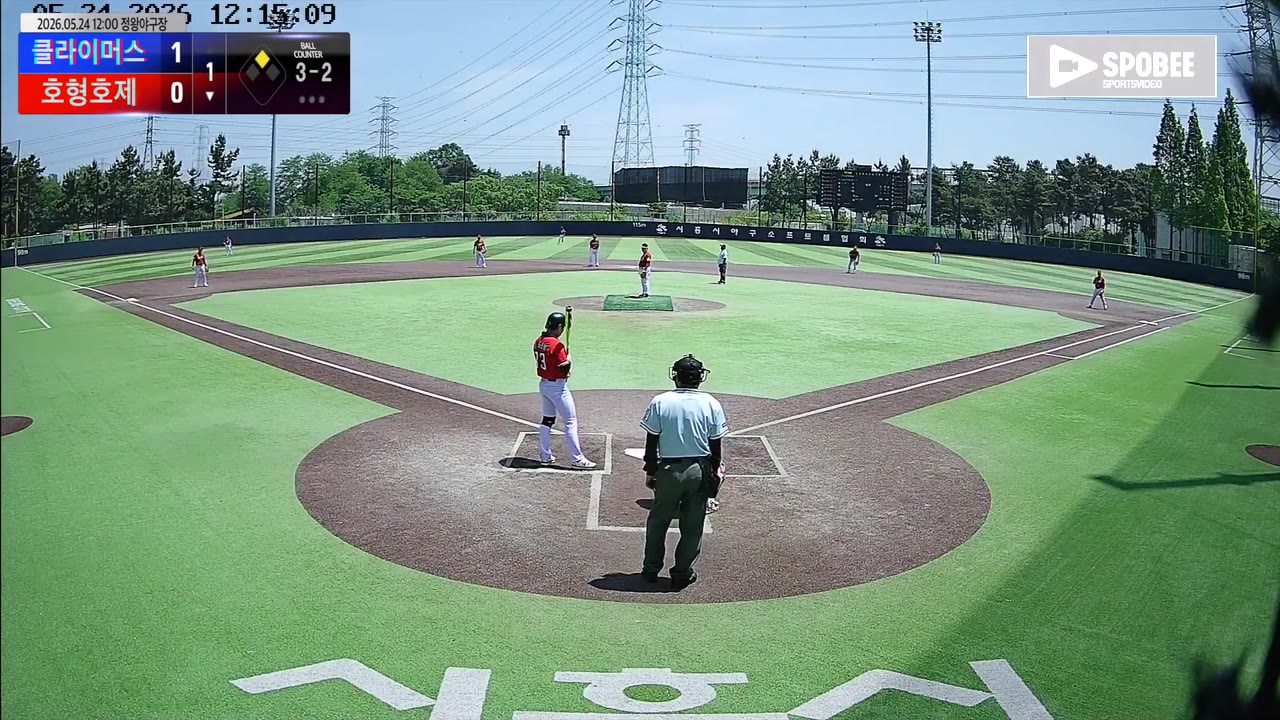 박대건(33번, 호형호제) 볼넷 클립 | vs 클라이머스 | 5/24 (정왕야구장)