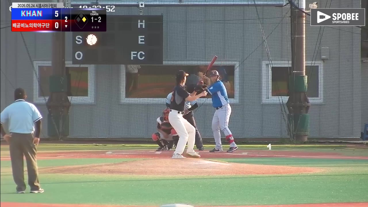 유인학(0번, 배곧비뇨의학야구단) 3루타 클립 | vs KHAN | 5/24 (에코피아야구장)