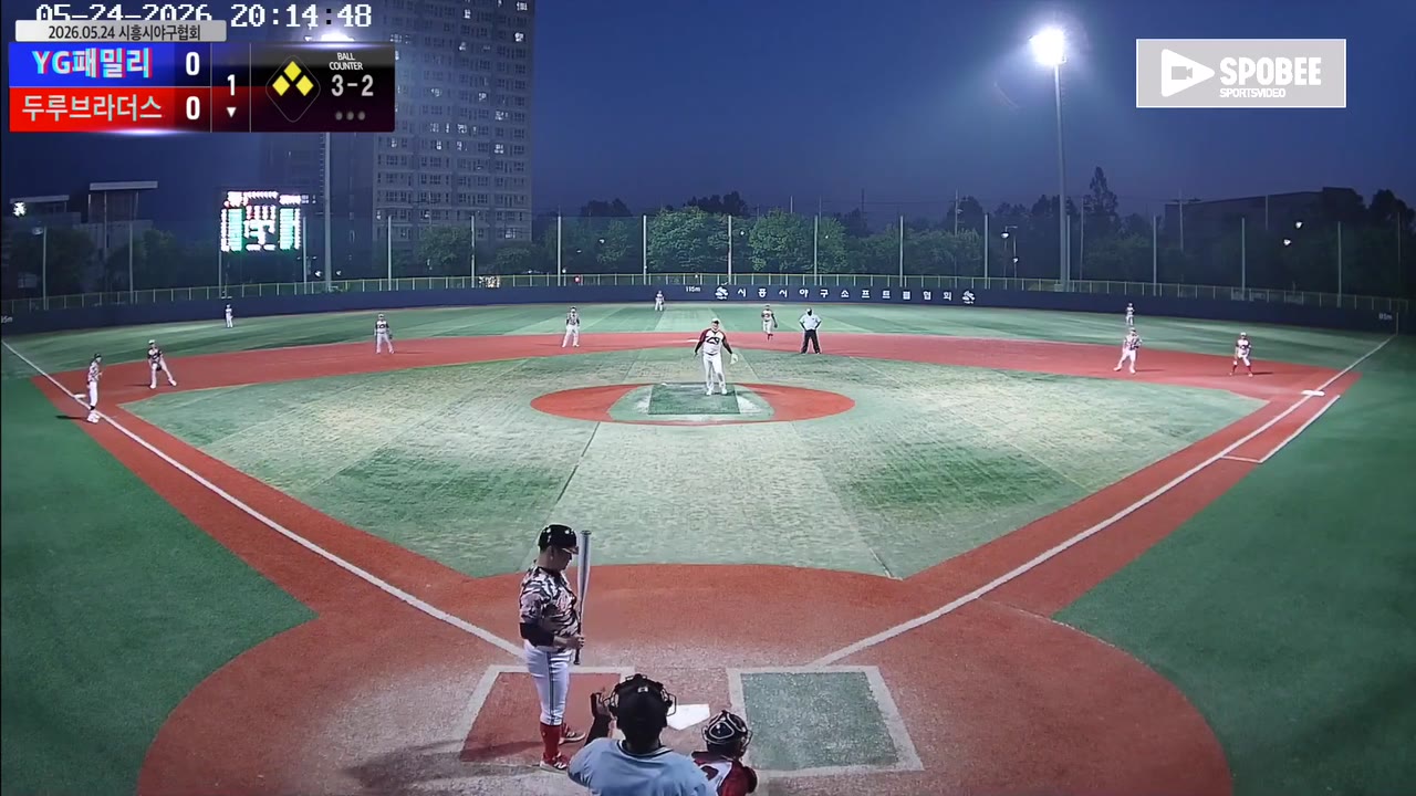 박상억(10번, 두루브라더스) 볼넷 클립 | vs YG패밀리 | 5/24 (소망야구장)