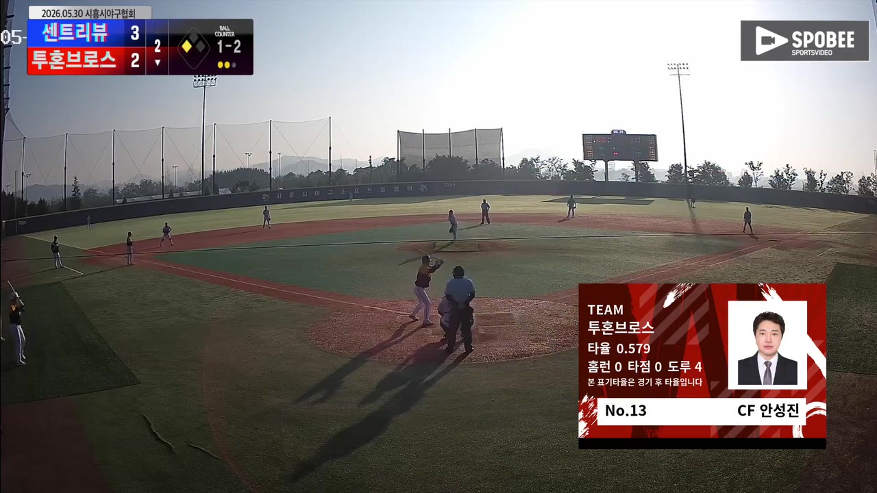 투혼브로스, 센트리뷰에 9-5 승리…4회 말 5득점으로 균형 깨