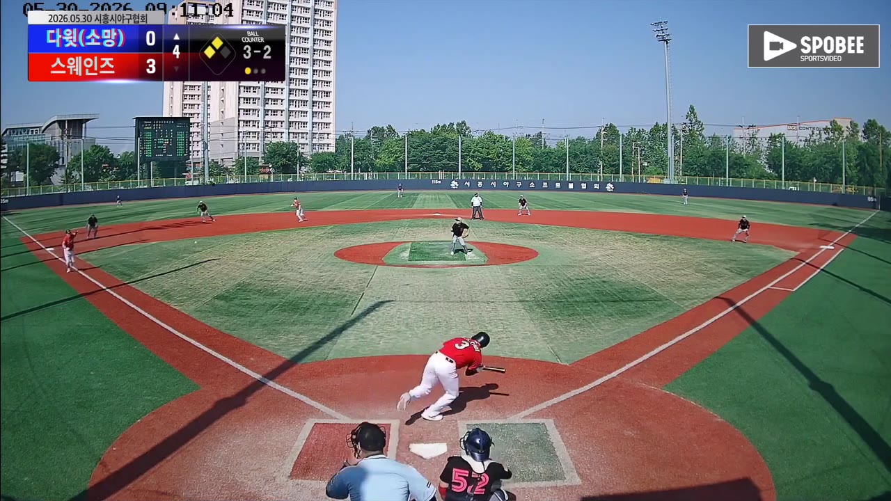 최현호(3번, 다윗(소망)) 실책 클립 | vs 스웨인즈 | 5/30 (소망야구장)