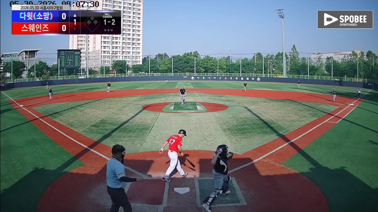 김정길(47번, 다윗(소망)) 삼진 클립 | vs 스웨인즈 | 5/30 (소망야구장)