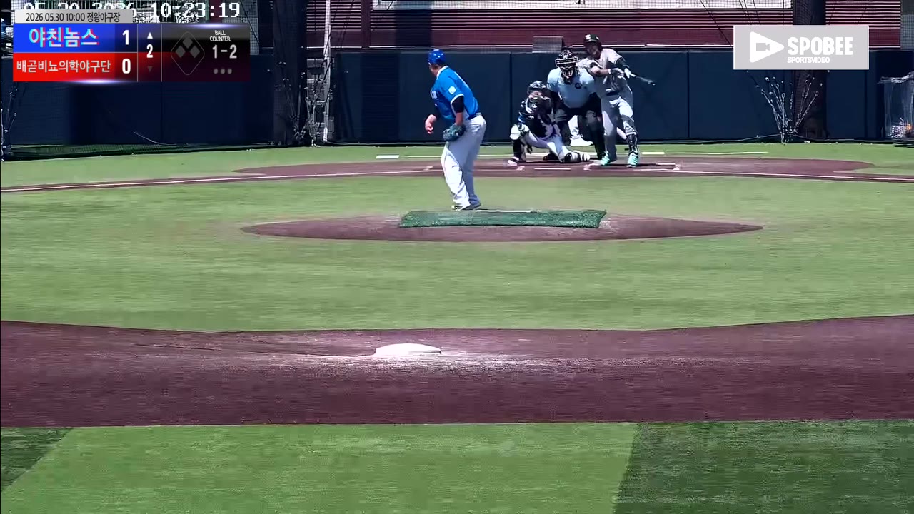 김세학(77번, 야친놈스) 1루타 클립 | vs 배곧비뇨의학야구단 | 5/30 (정왕야구장)