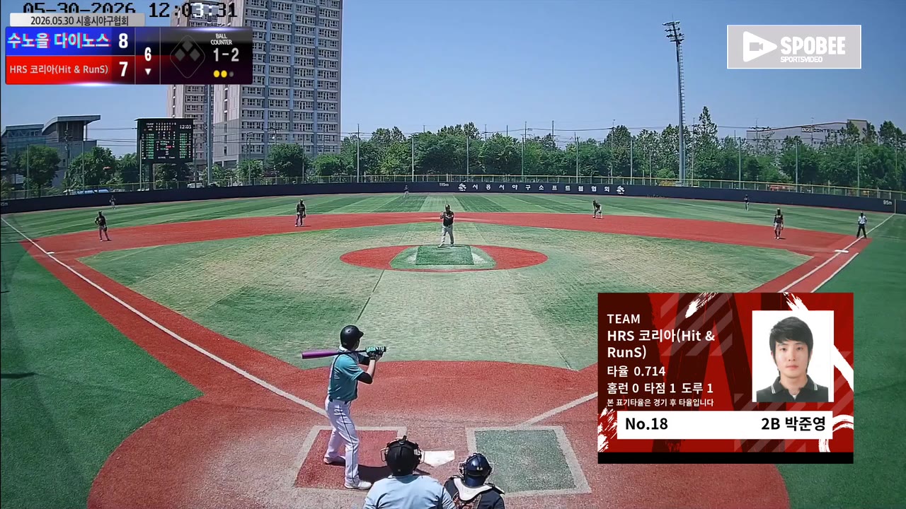 HRS 코리아, 수노을의 7점 리드 뒤집고 9-8 역전승
