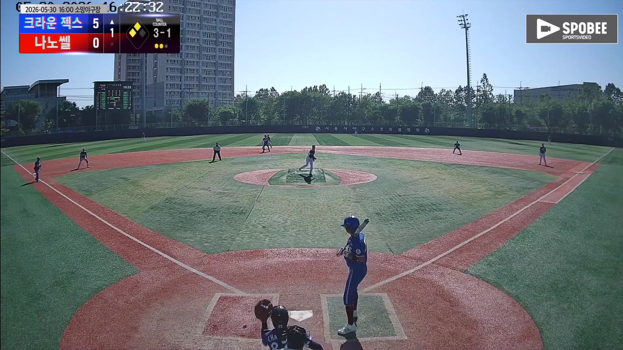 크라운 젝스, 1회 8득점 앞세워 나노쎌에 20-2 승리