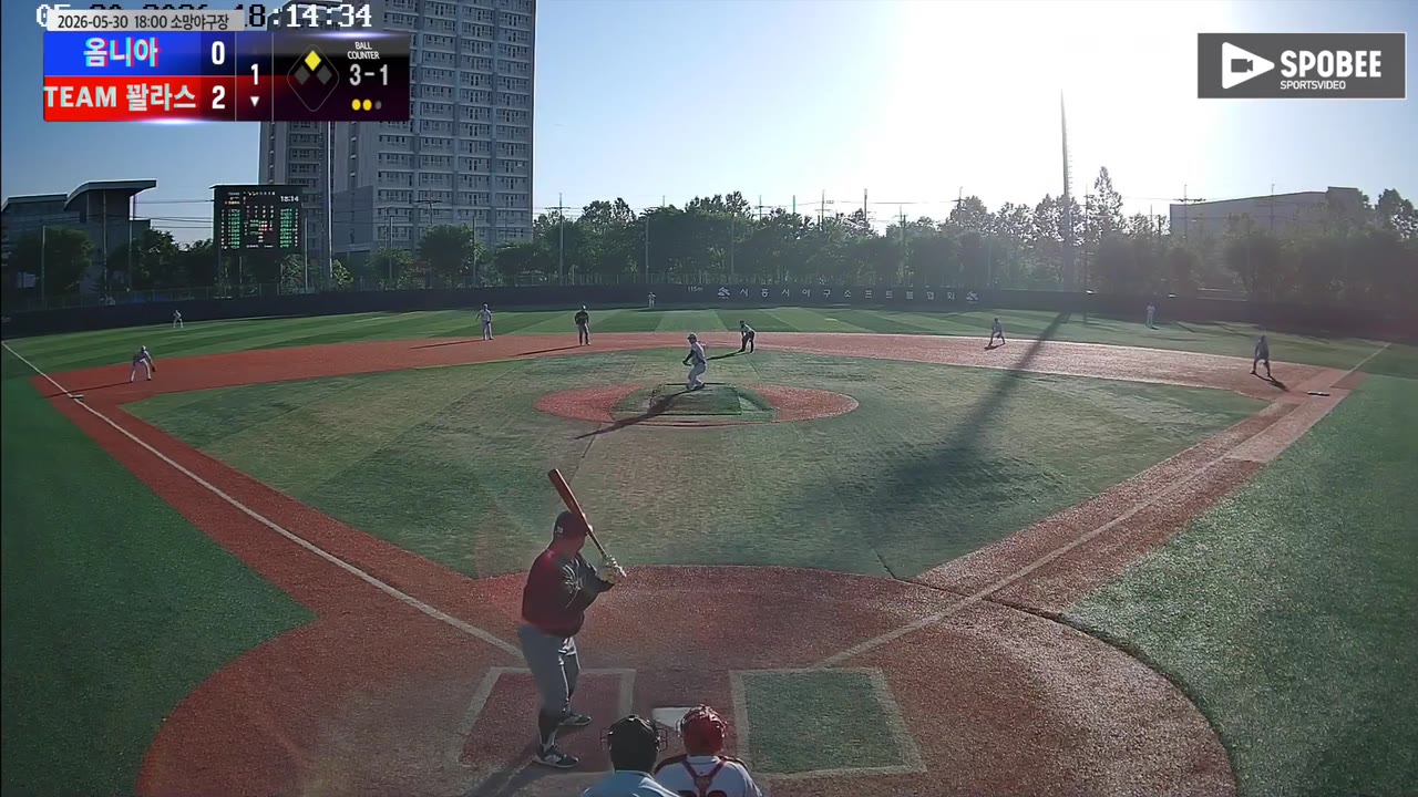 김관수(59번, TEAM 꽐라스) 1루타 클립 | vs 옴니아 | 5/30 (소망야구장)