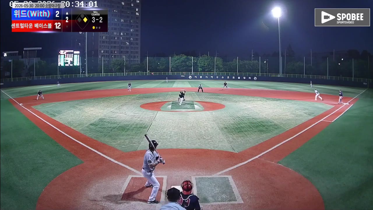 신현욱(27번, 위드(With)) 볼넷 클립 | vs 센트럴타운 베이스볼 | 5/30 (소망야구장)