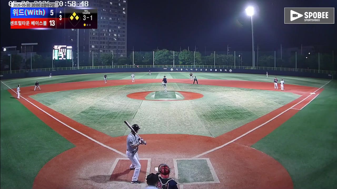 신현욱(27번, 위드(With)) 1루타 클립 | vs 센트럴타운 베이스볼 | 5/30 (소망야구장)