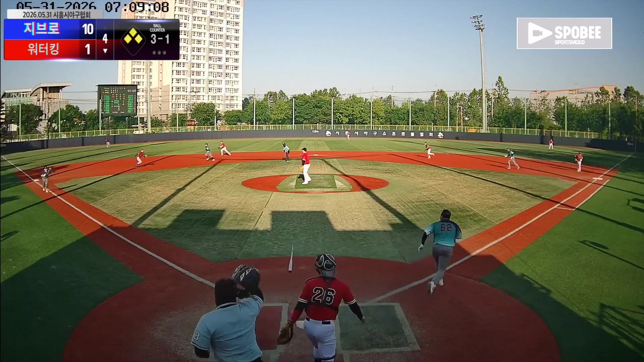 이승용(59번, 워터킹) 실책 클립 | vs 지브로 | 5/31 (소망야구장)