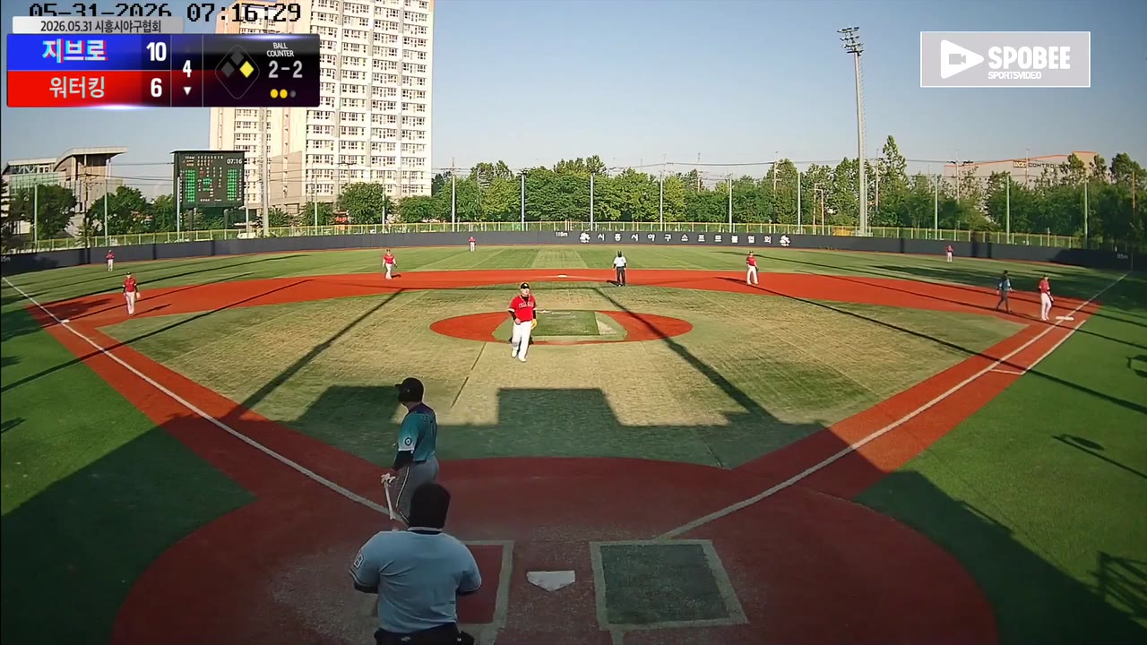 김우경(7번, 워터킹) 낫아웃 클립 | vs 지브로 | 5/31 (소망야구장)