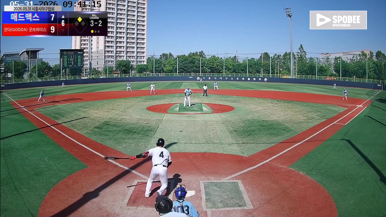 조정호(4번, 매드맥스) 1루타 클립 | vs 갓다(GODDA)/굿브라더스 | 5/31 (소망야구장)