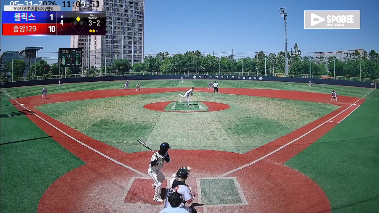 이제우(54번, 볼릭스) 볼넷 클립 | vs 중앙129 | 5/31 (소망야구장)