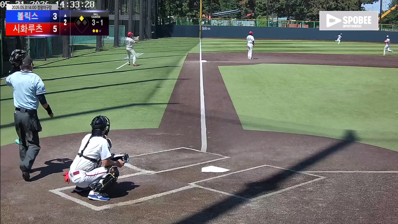 김익태(28번, 볼릭스) 1루타 클립 | vs 시화루츠 | 5/31 (정왕야구장)