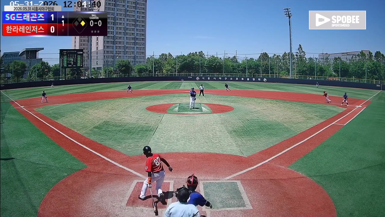 윤장민(87번, SG드래곤즈) 2루타 클립 | vs 한라레인저스 | 5/31 (소망야구장)