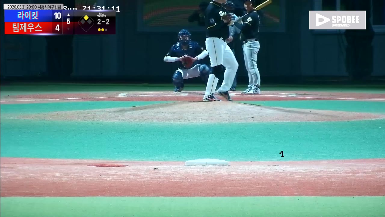 진익선(22번, 라이킷) 1루타 클립 | vs 팀제우스 | 5/31 (에코피아야구장)