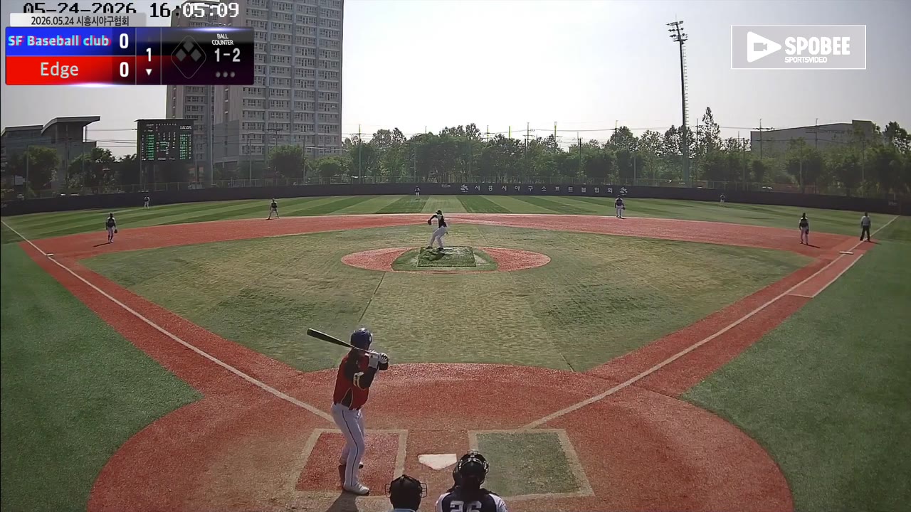 임윤복(50번, Edge) 1루타 클립 | vs SF Baseball club | 5/24 (소망야구장)