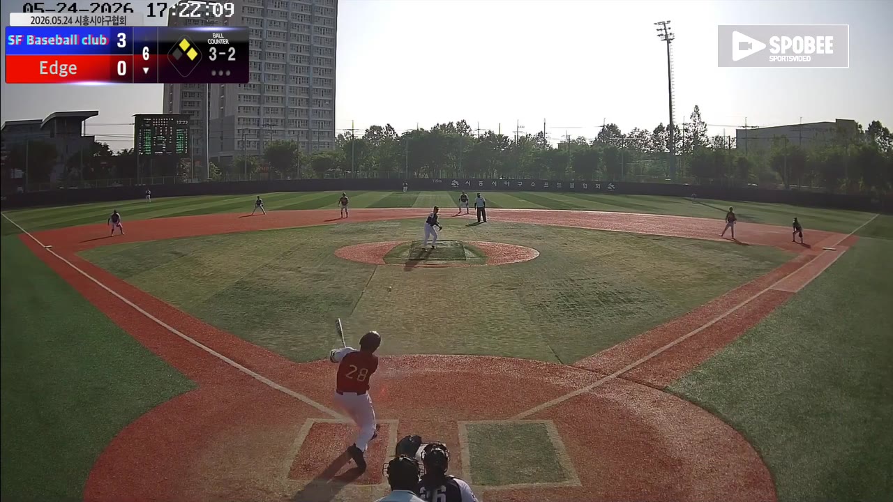 윤희성(28번, Edge) 실책 클립 | vs SF Baseball club | 5/24 (소망야구장)