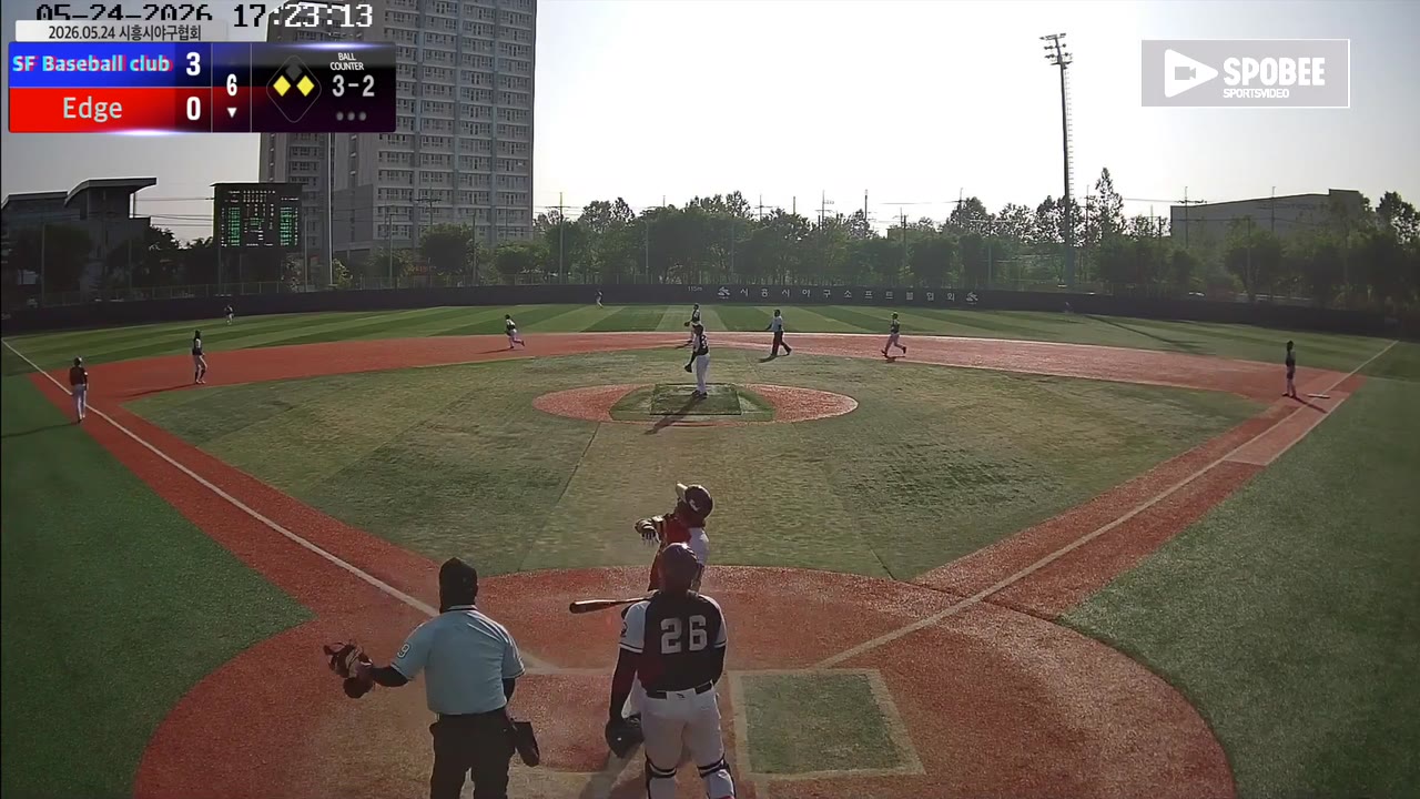김세학(11번, Edge) 희생플라이 클립 | vs SF Baseball club | 5/24 (소망야구장)