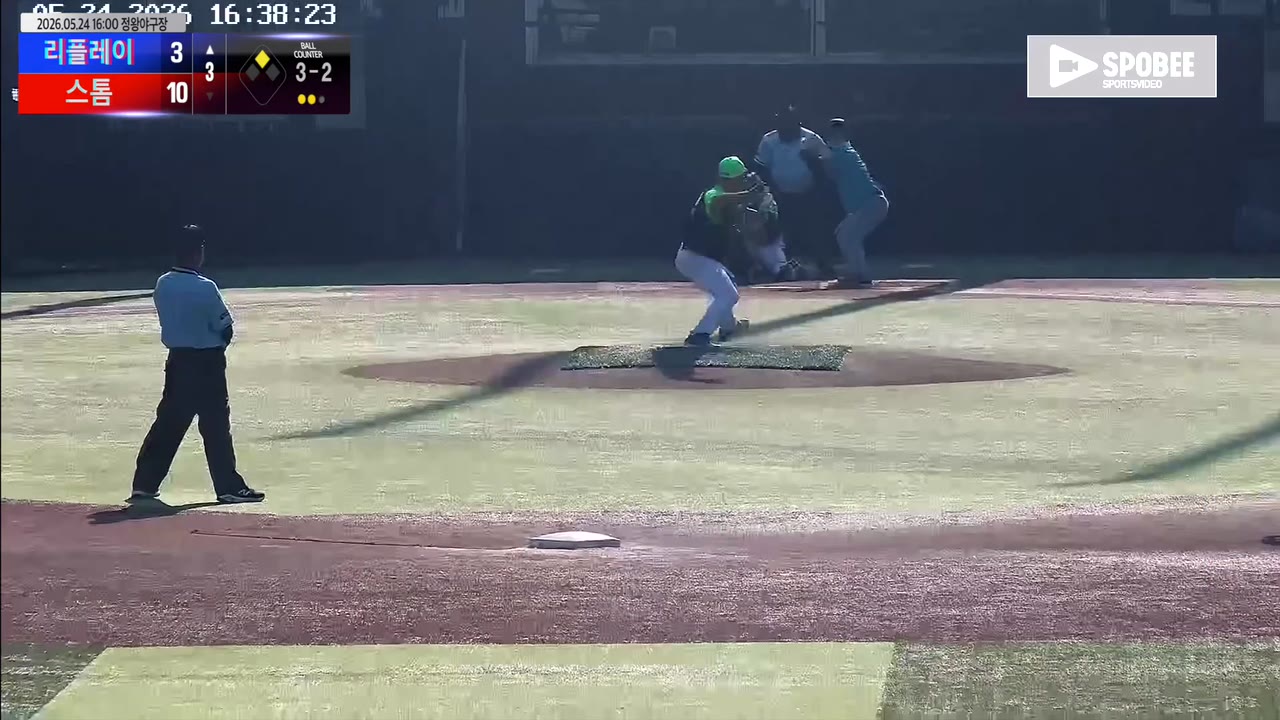 김일훈(7번, 리플레이) 볼넷 클립 | vs 스톰 | 5/24 (정왕야구장)