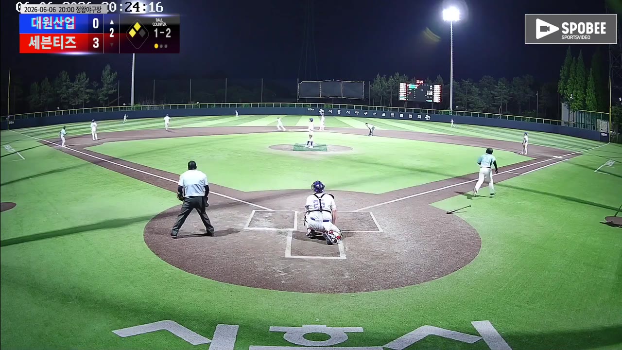 이정혁(22번, 대원산업) 실책 클립 | vs 세븐티즈 | 6/6 (정왕야구장)