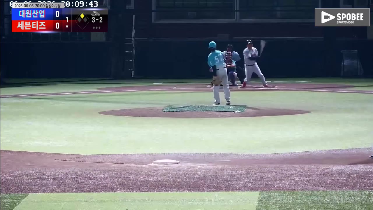김준영(77번, 세븐티즈) 실책 클립 | vs 대원산업 | 6/6 (정왕야구장)