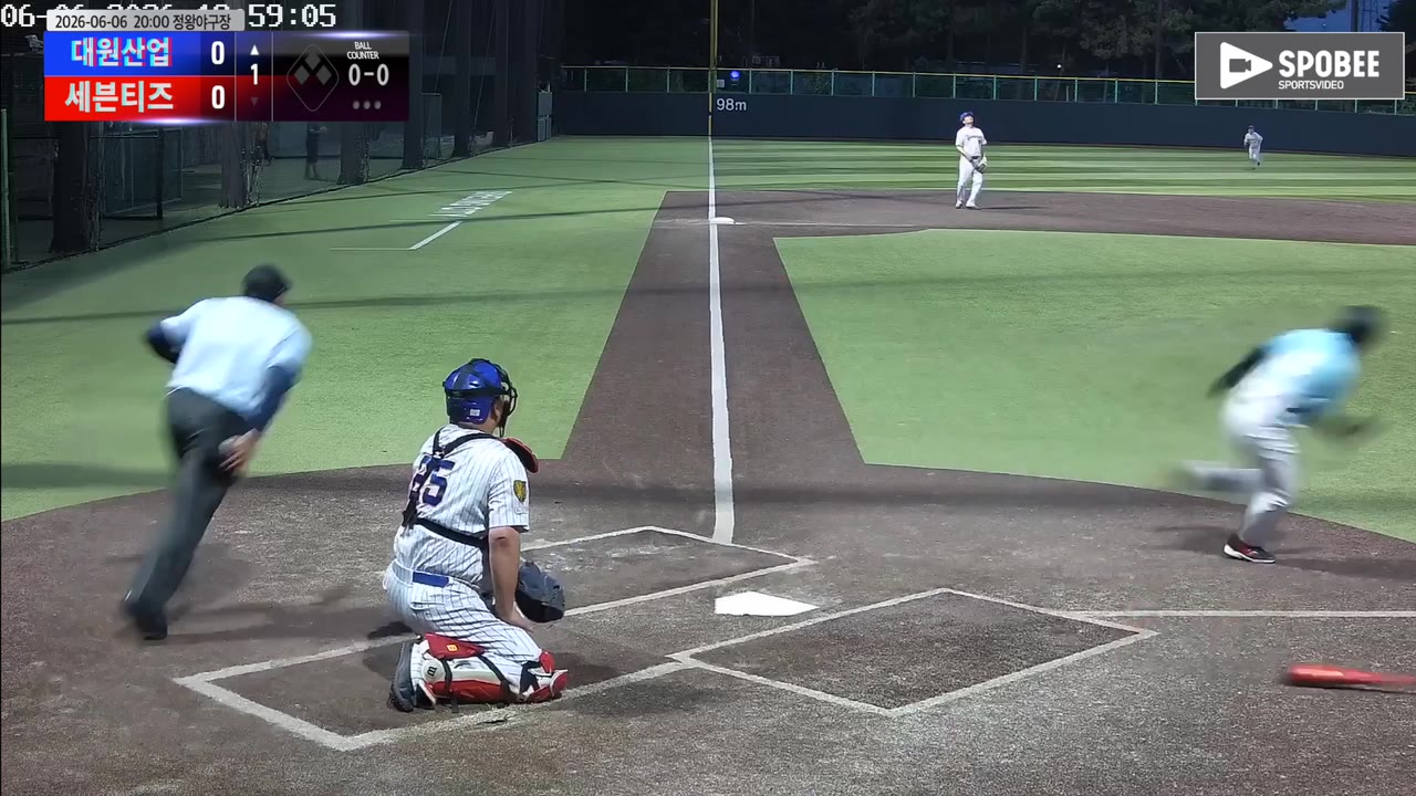 이병덕(14번, 대원산업) 플라이 클립 | vs 세븐티즈 | 6/6 (정왕야구장)