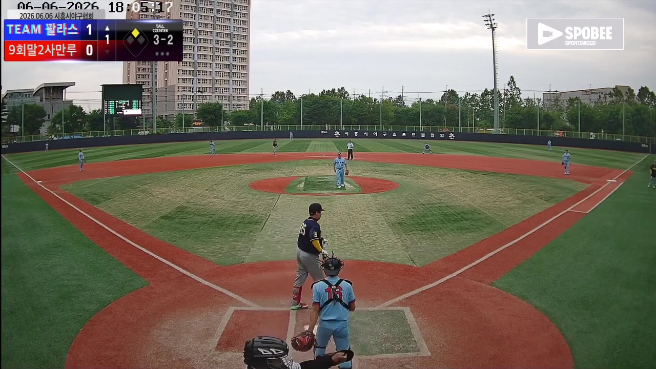 한승엽(95번, TEAM 꽐라스) 볼넷 클립 | vs 9회말2사만루 | 6/6 (소망야구장)