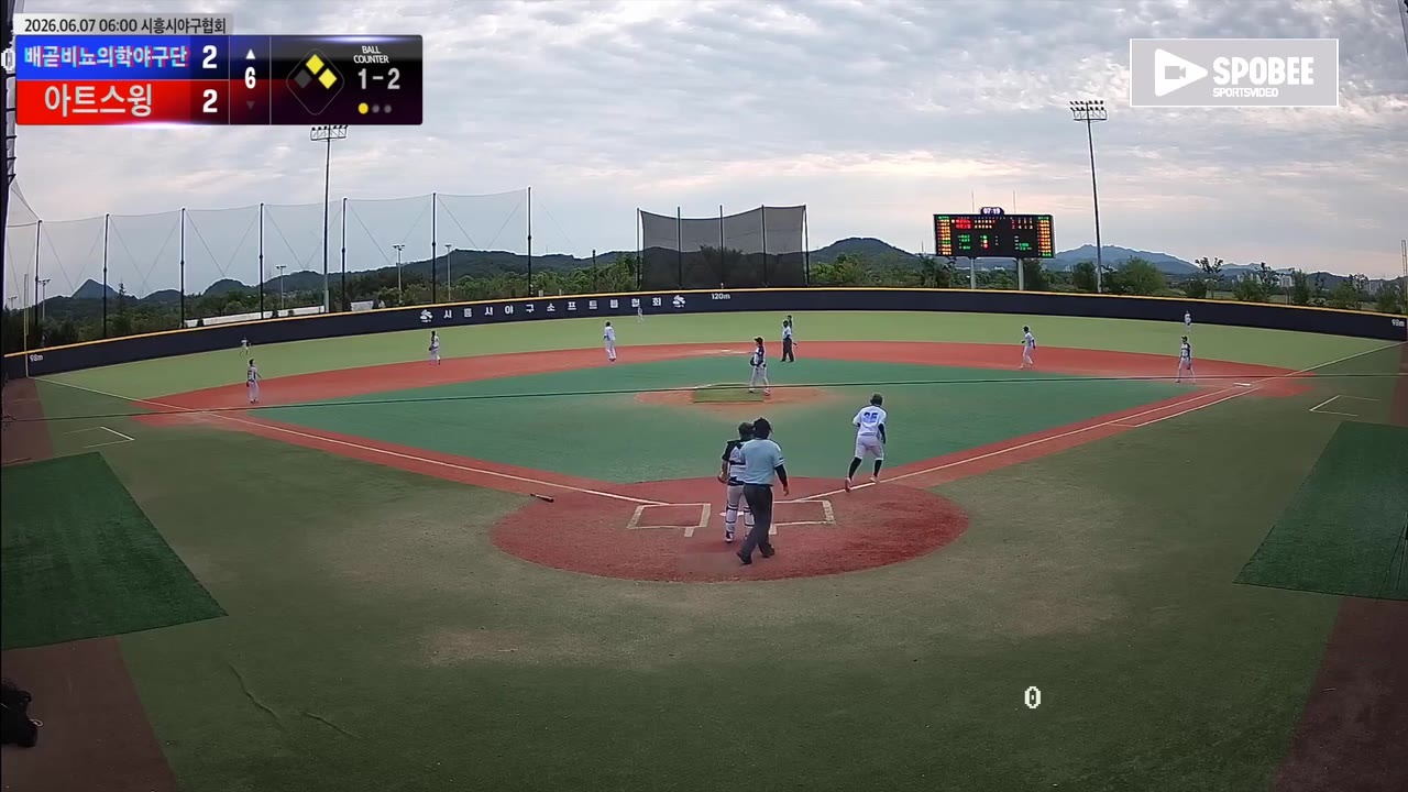 배곧비뇨의학야구단, 6회 4득점으로 아트스윙에 7-2 승리