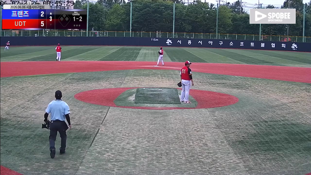 김유찬(314번, 프랜즈) 1루타 클립 | vs UDT | 6/7 (소망야구장)