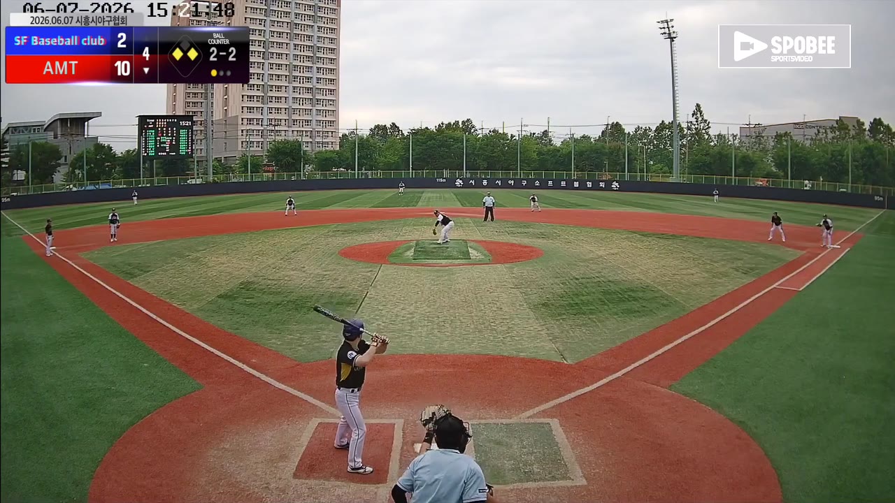 윤석희(8번, AMT) 실책 클립 | vs SF Baseball club | 6/7 (소망야구장)
