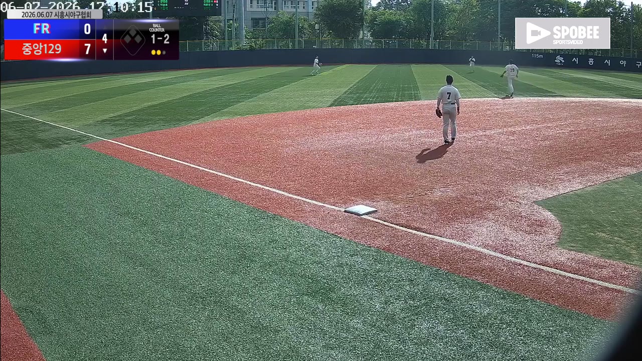 진경운(51번, 중앙129) 실책 클립 | vs FR | 6/7 (소망야구장)