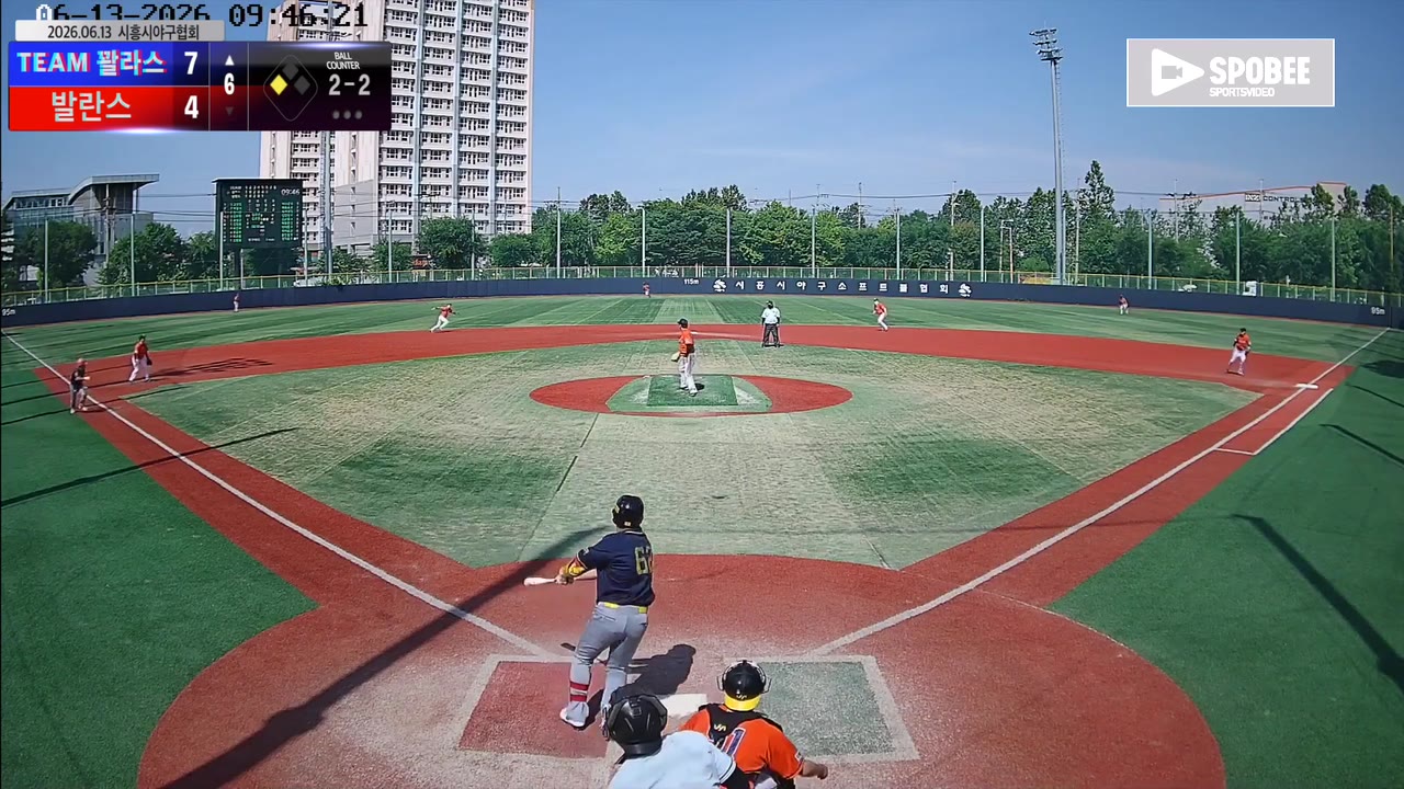 김두한(62번, TEAM 꽐라스) 1루타 클립 | vs 발란스 | 6/13 (소망야구장)