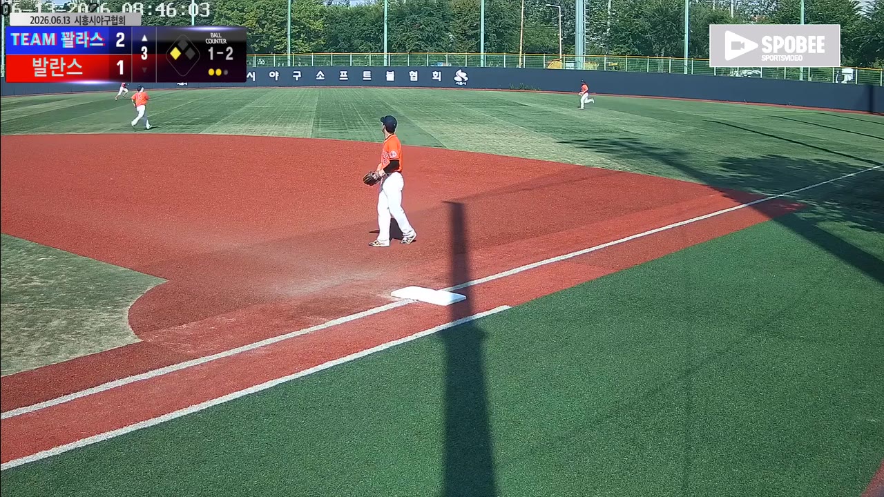최진호(55번, TEAM 꽐라스) 1루타 클립 | vs 발란스 | 6/13 (소망야구장)