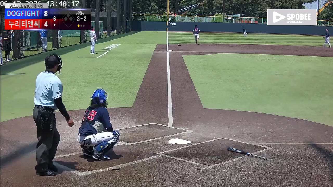 송석언(77번, 누리티앤씨) 1루타 클립 | vs DOGFIGHT | 6/13 (정왕야구장)