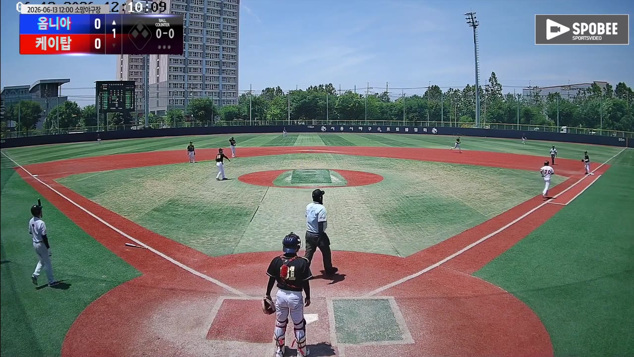 김기남(70번, 옴니아) 땅볼 클립 | vs 케이탑 | 6/13 (소망야구장)