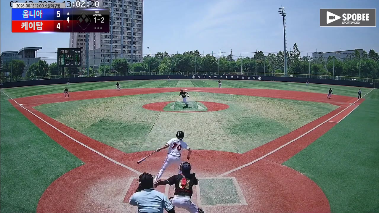 김기남(70번, 옴니아) 실책 클립 | vs 케이탑 | 6/13 (소망야구장)