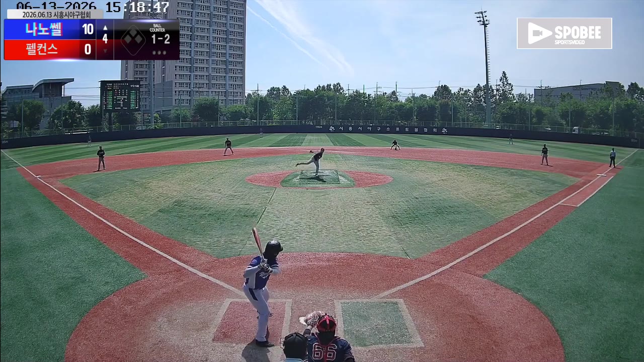 김운협(85번, 나노쎌) 볼넷 클립 | vs 펠컨스 | 6/13 (소망야구장)