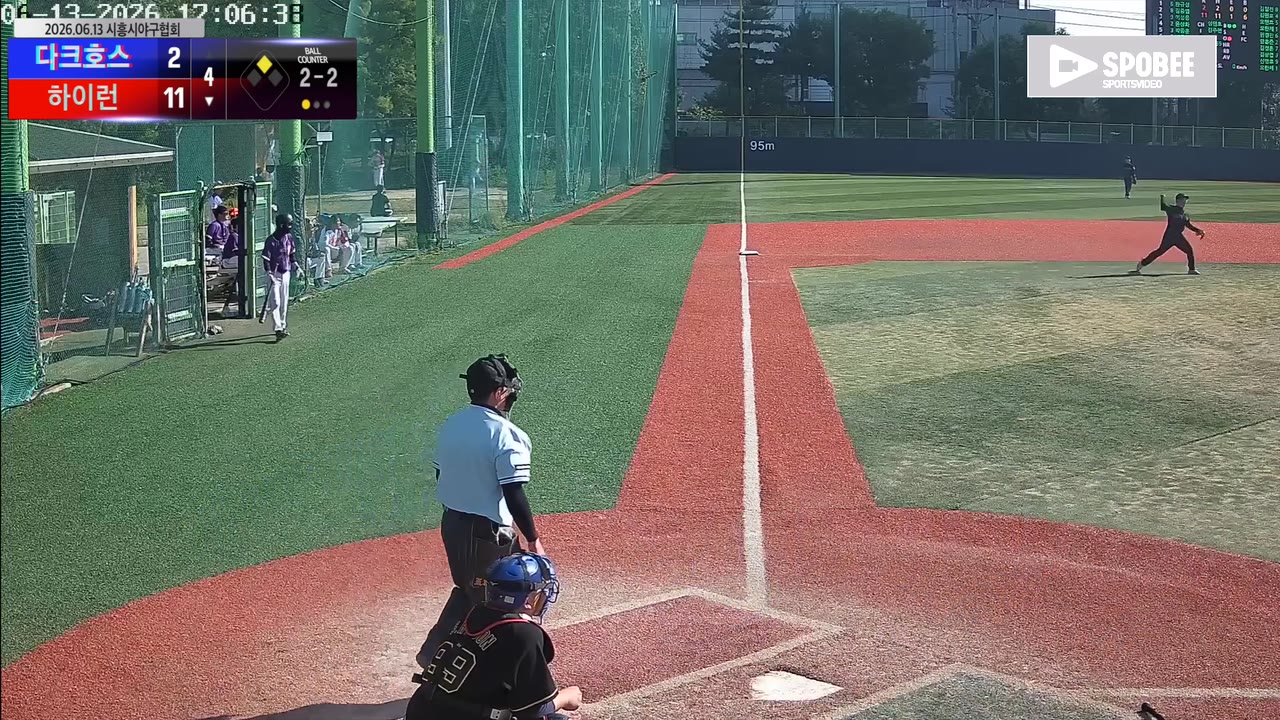 신영호(5번, 하이런) 실책 클립 | vs 다크호스 | 6/13 (소망야구장)