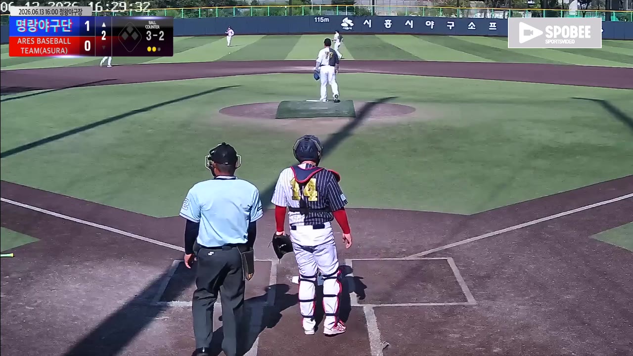 강민수(3번, 명랑야구단) 1루타 클립 | vs ARES BASEBALL TEAM(ASURA) | 6/13 (정왕야구장)