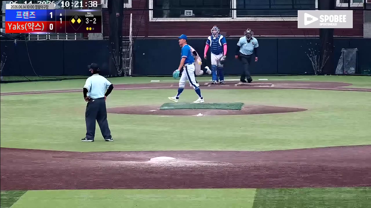 장대한(4번, 프랜즈) 1루타 클립 | vs Yaks(약스) | 6/14 (정왕야구장)