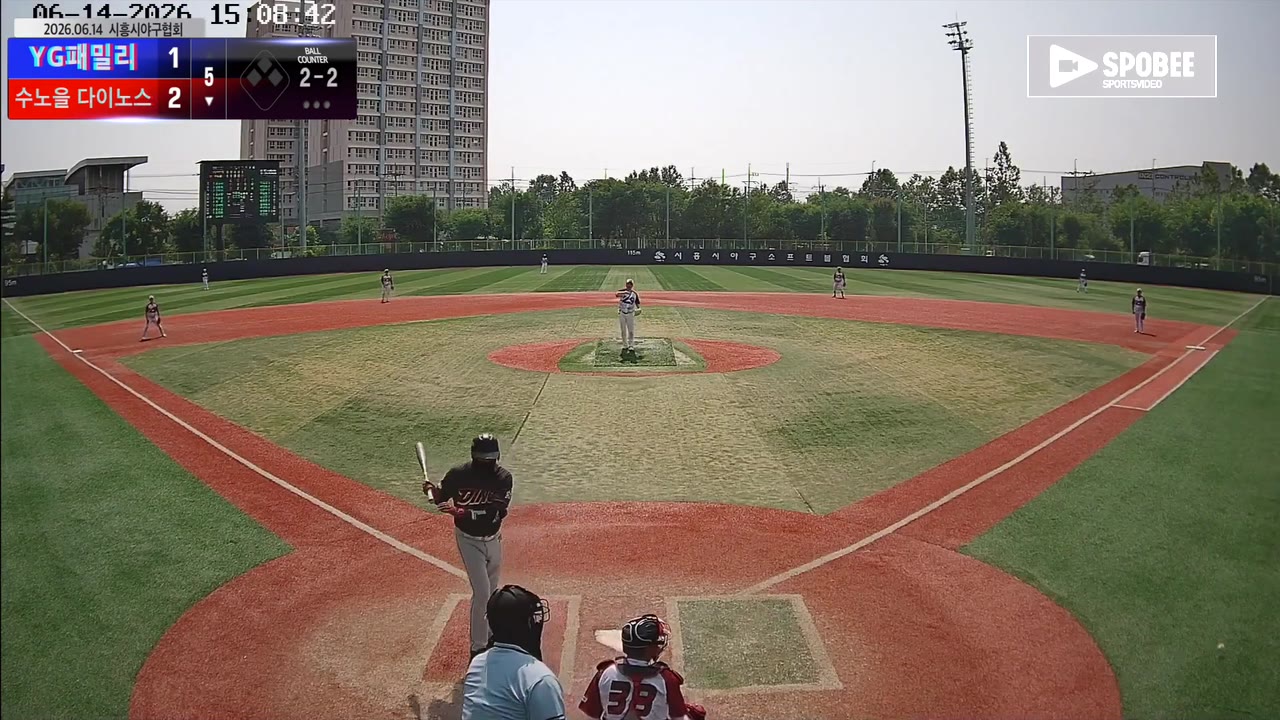장정희(79번, 수노을 다이노스) 사구 클립 | vs YG패밀리 | 6/14 (소망야구장)