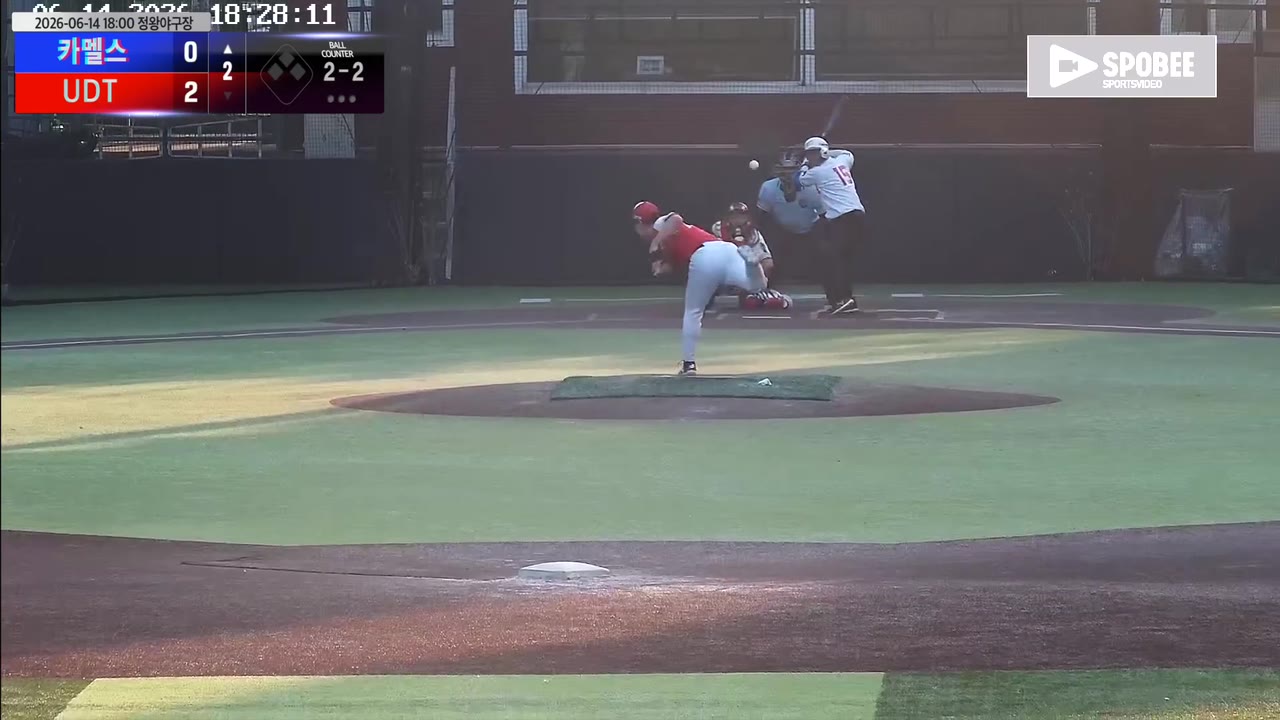 김승현(15번, 카멜스) 실책 클립 | vs UDT | 6/14 (정왕야구장)