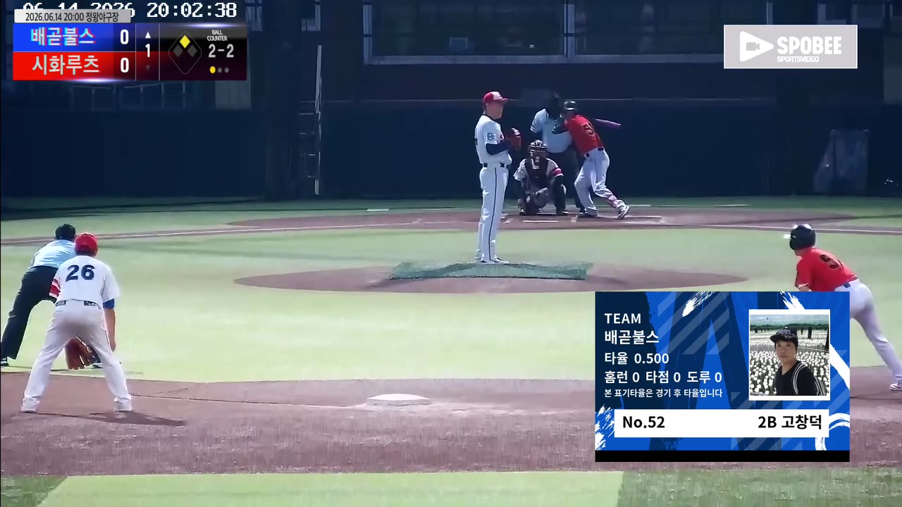 배곧불스 주요 플레이 모음 | vs 시화루츠 | 6/14 (정왕야구장)
