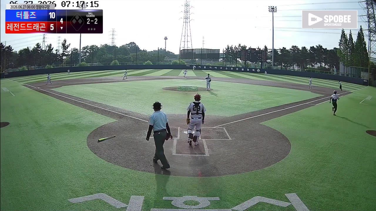 최재원(78번, 레전드드래곤) 2루타 클립 | vs 터틀즈 | 6/27 (정왕야구장)