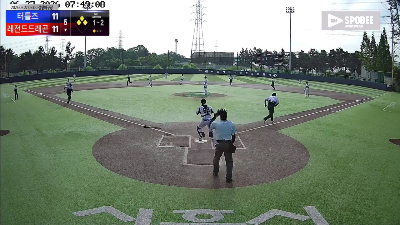 조병하(51번, 레전드드래곤) 실책 클립 | vs 터틀즈 | 6/27 (정왕야구장)