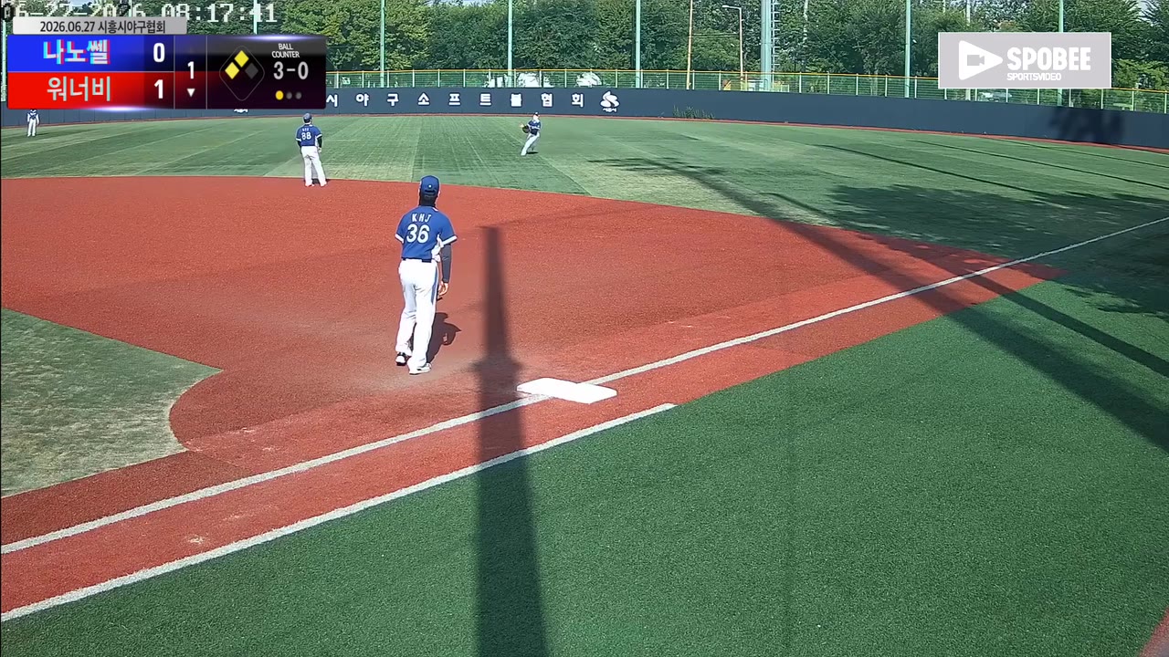 워너비, 1회 말 선취점부터 8-1 승리까지…리드 지켰다