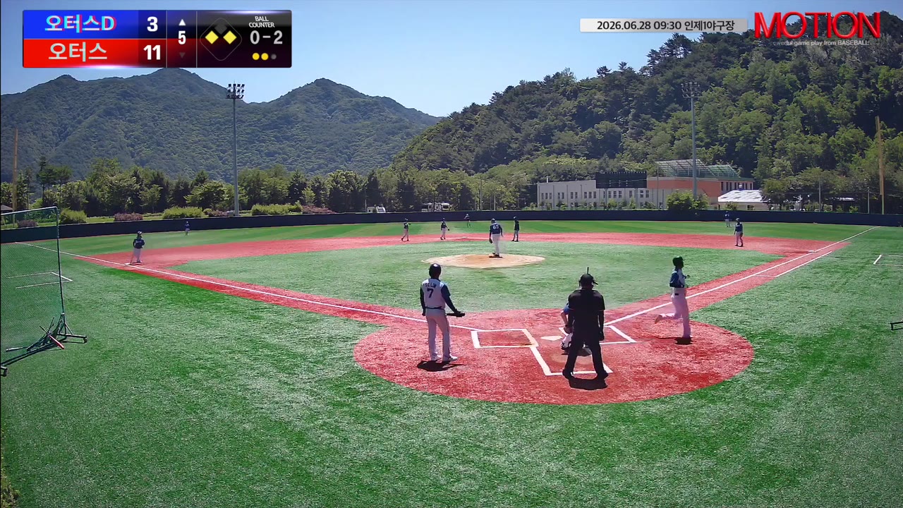 임수철(7번, 오터스D) 2루타 클립 | vs 오터스 | 6/28 (인제1야구장)